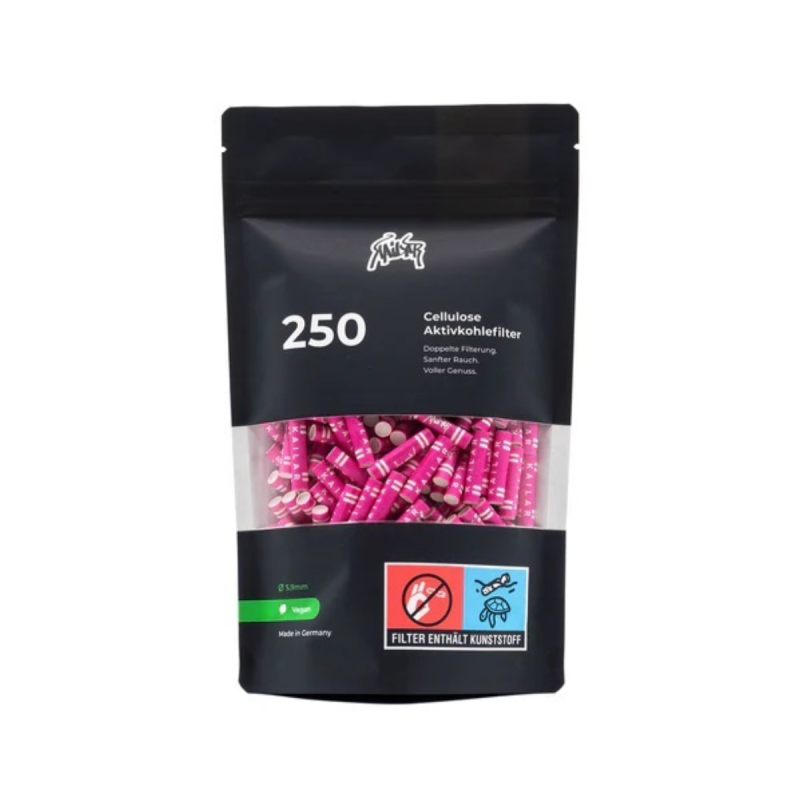 Kailar Pink Cellulose Aktivkohlefilter 5,9mm 250 Stk.