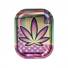 Fire-Flow 'Metallic Leaves' Tablett Rolling Tray