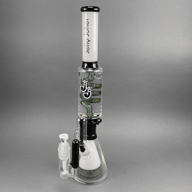 JJ 'Fette Kumpelz' Borosilikatglas Bong mit Vorkühler