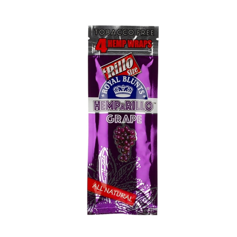 Hemparillo Hemp Wraps Grape 4 Stk.