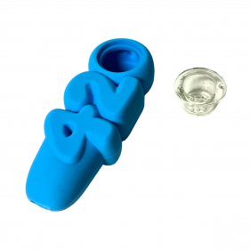 '420' Silikonpfeife Blau