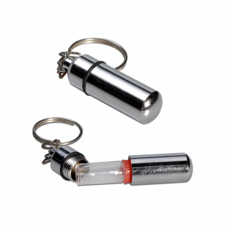 Schlüsselanhänger mit Fläschchen