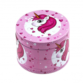 'Unicorn' Zink Grinder 4-teilig Pink