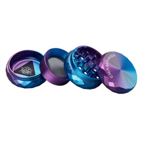 Champ High 'Colour Duo' Aluminium Grinder 4-teilig Schwarz-Grün