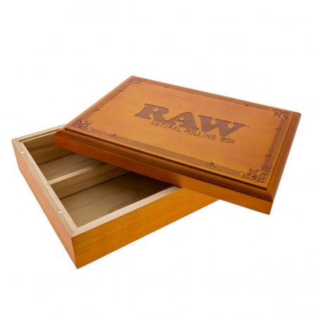 RAW x RYOT Natural Rolling Box aus Holz