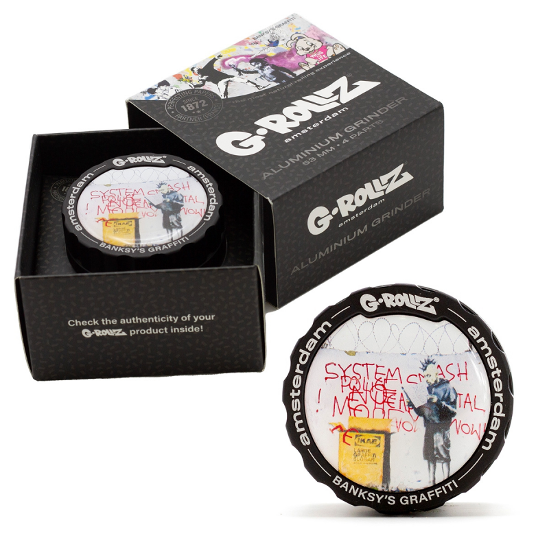 G-Rollz 'Banksy's Ikea Punk' Aluminium Grinder 4-teilig