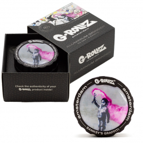 G-Rollz 'Banksy's Torch Boy' Aluminium Grinder 4-teilig