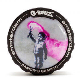 G-Rollz 'Banksy's Torch Boy' Aluminium Grinder 4-teilig