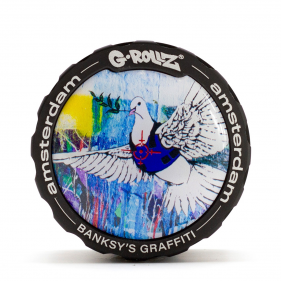 G-Rollz 'Banksy's Bulletproof Dove' Aluminium Grinder 4-teilig