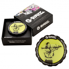 G-Rollz 'Banksy's Mona Launcher' Aluminium Grinder 4-teilig
