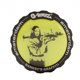 G-Rollz 'Banksy's Mona Launcher' Aluminium Grinder 4-teilig