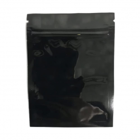 Zip-Beutel Alu-Kunststoff 192x140mm Schwarz 1 Stk.