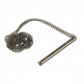 Ziehröhrchen aus Metall mit Kette