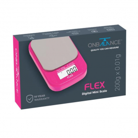On Balance 'FL-200-PK Flex' Digitalwaage Pink 200g/0,01g