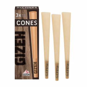 Gizeh Brown Cones 3 Stk.
