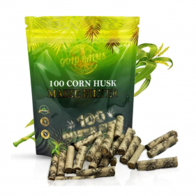 Gold Palms Corn Husk Queen Size Mais Filter 6mm 100 Stk.