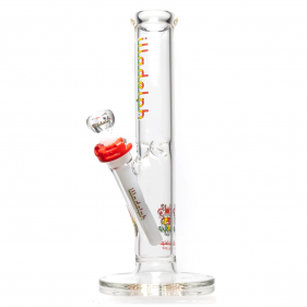 Illadelph 'Rasta Mini Straight' Borosilikatglas Bong