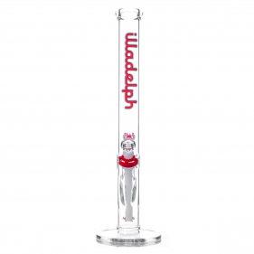 Illadelph 'Red Medium Straight' Borosilikatglas Bong