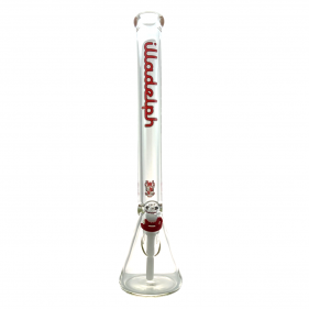 Illadelph 'Red Tall Beaker' Borosilikatglas Bong 9mm