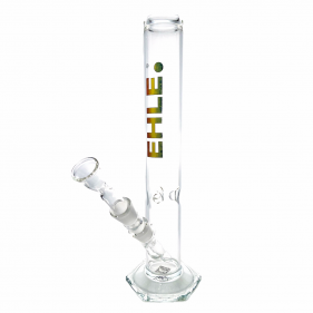 EHLE 'Eiszylinder Rasta' Borosilikatglas Bong