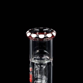 EHLE 'Helix-Lab-Edition Rot' Borosilikatglas Bong