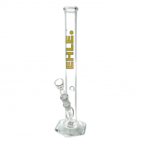 EHLE 'LadySize Gelb/Grün' Borosilikatglas Bong