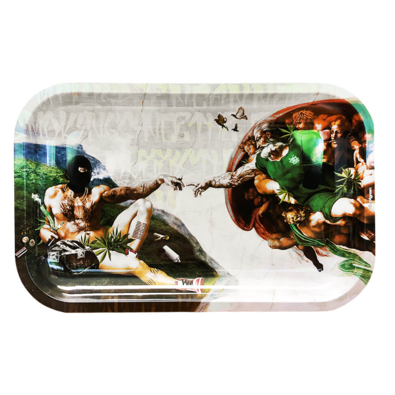 'The Creation of Adam' Tablett Rolling Tray