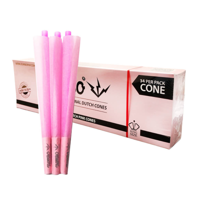 Jumbo Pink Cones 34 Stk.