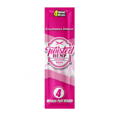 Twisted Hemp California Dream Hemp Wraps 4 Stk.