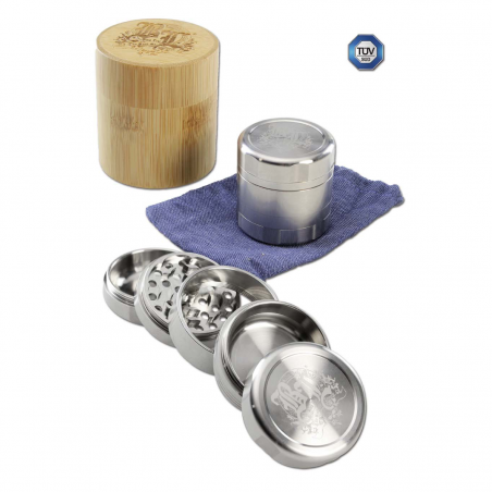 BlackLeaf Deluxe Edelstahl Grinder 5-teilig