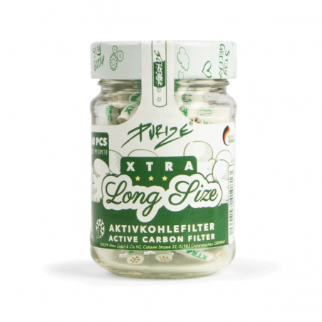 PURIZE XTRA Long Size Aktivkohlefilter 6mm 60 Stk.