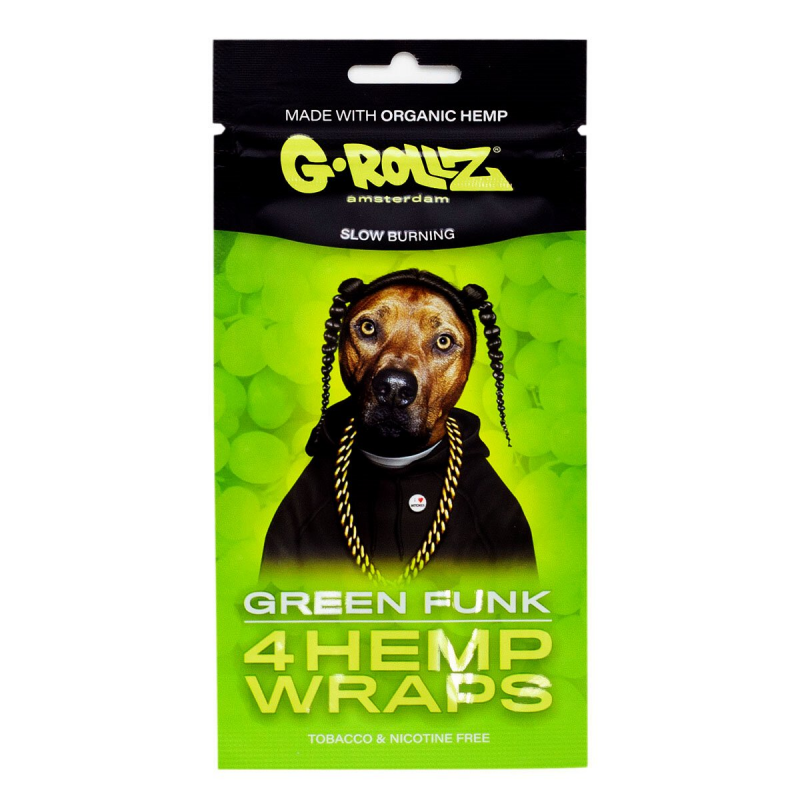 G-Rollz Green Funk Hemp Wraps 4 Stk.