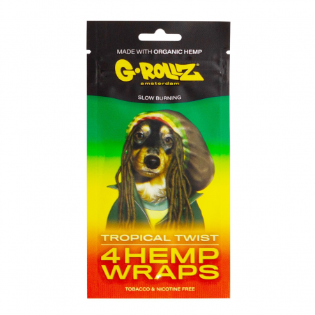 G-Rollz Tropical Twist Hemp Wraps 4 Stk.