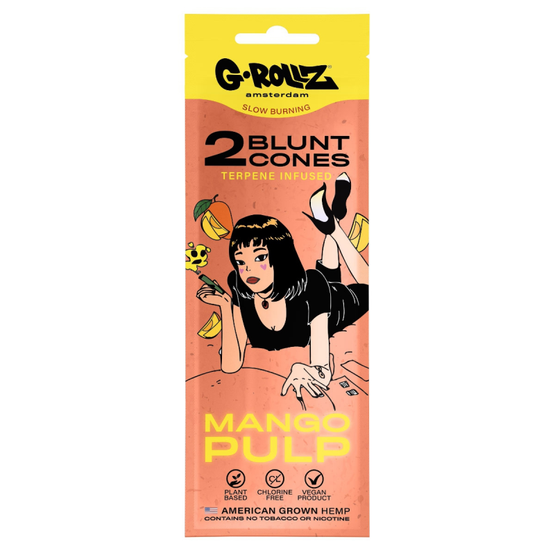 G-Rollz Mango Pulp Hemp Cones 2 Stk.