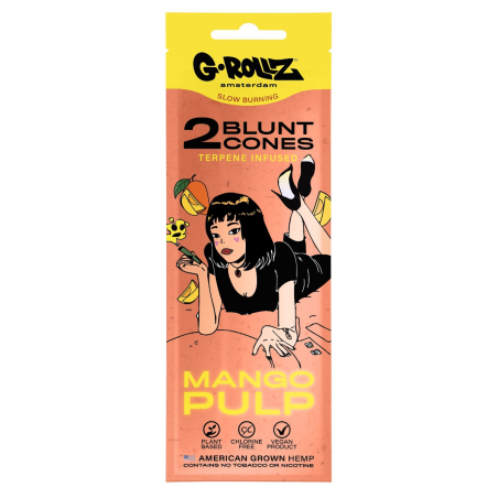 G-Rollz Mango Pulp Hemp Cones 2 Stk.