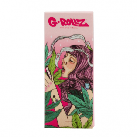 G-Rollz Mushroom Lady Pink Filter Tips Booklet
