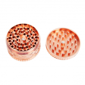 'Skull' Aluminium Grinder in Roségold 4-teilig