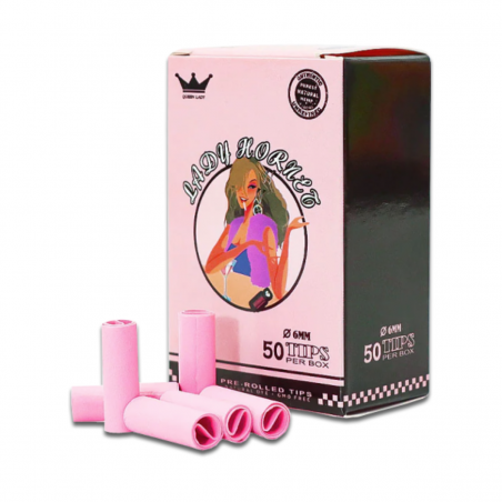 Lady Hornet Vorgedrehte Filter Tips 6mm 50 Stk.