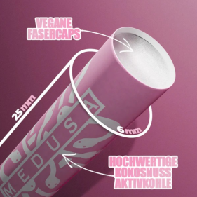 Medusa Rose Edition Pink Aktivkohlefilter 6mm 100 Stk.