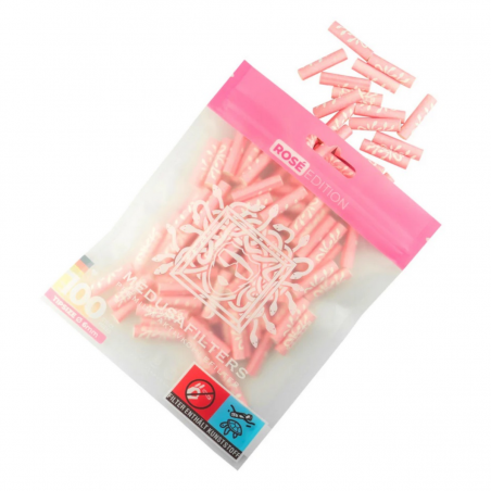 Medusa Rose Edition Pink Aktivkohlefilter 6mm 100 Stk.