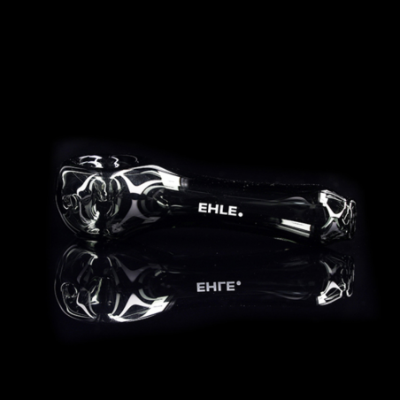 EHLE 'Spoon Pipe' Glaspfeife Rauch-Grau