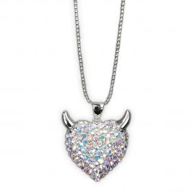 Sterlingsilber-Teufelsherz mit Löffelchen