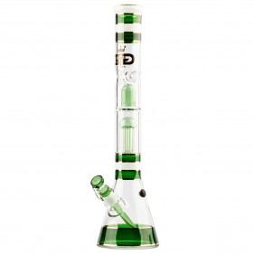 Grace Glass 'Golden Line Green Beaker' Borosilikatglas Bong