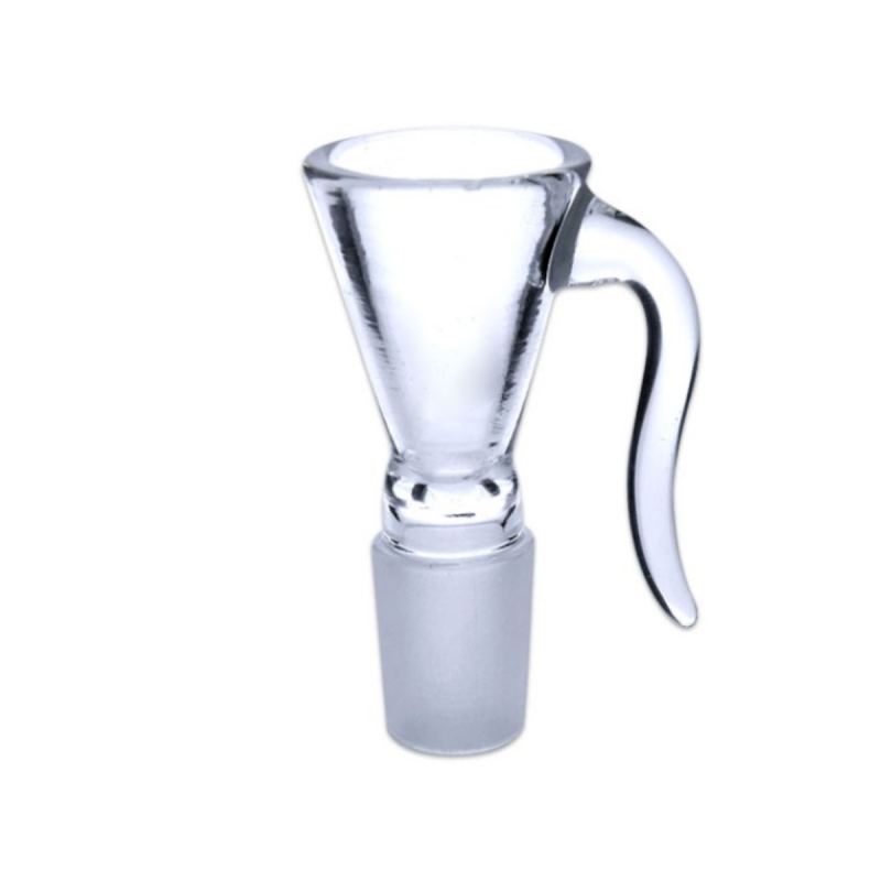 Glas Steckkopf mit Griff NS19