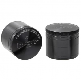 RAW x HammerCraft Aluminium Grinder 4-teilig Schwarz
