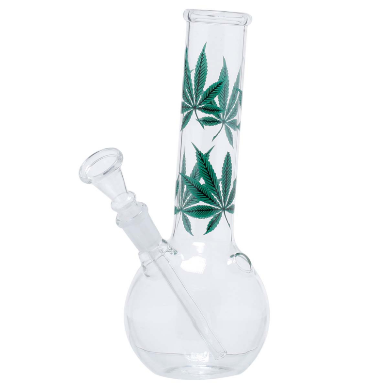 'Multi Leaf' Borosilikatglas Bong