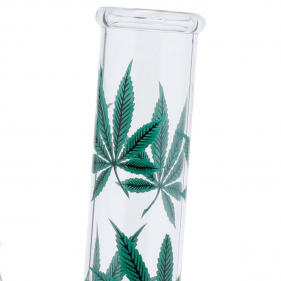 'Multi Leaf' Borosilikatglas Bong