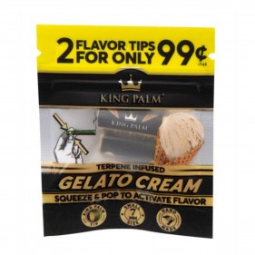 King Palm Flavor Tips GELATO CREAM 7mm 2 Stk.