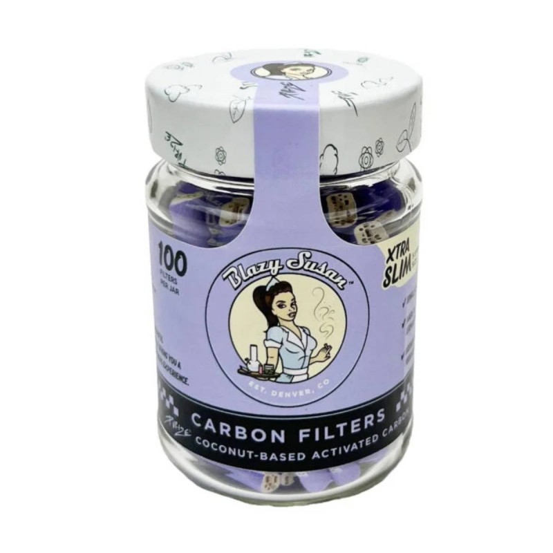 Blazy Susan by PURIZE Lila Aktivkohlefilter 5,9mm 100 Stk.