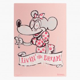 G-Rollz 'Banksy's Livin' the Dream' Leinwand 32x45cm